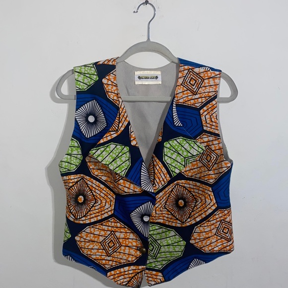 Victoria Lecky Tops - Ankara Print Top